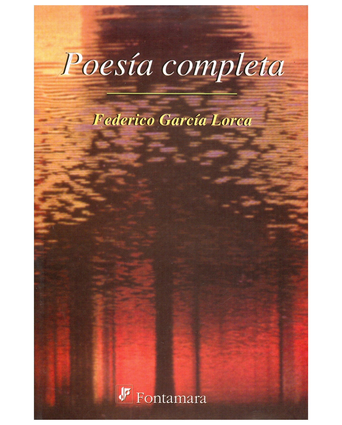 Libro Poesía Completa - Fontamara - Federico García Lorca
