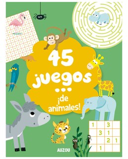 Foto 1 | Libro 45 Juegos De Animales - Auzou - Ponchon, Christine