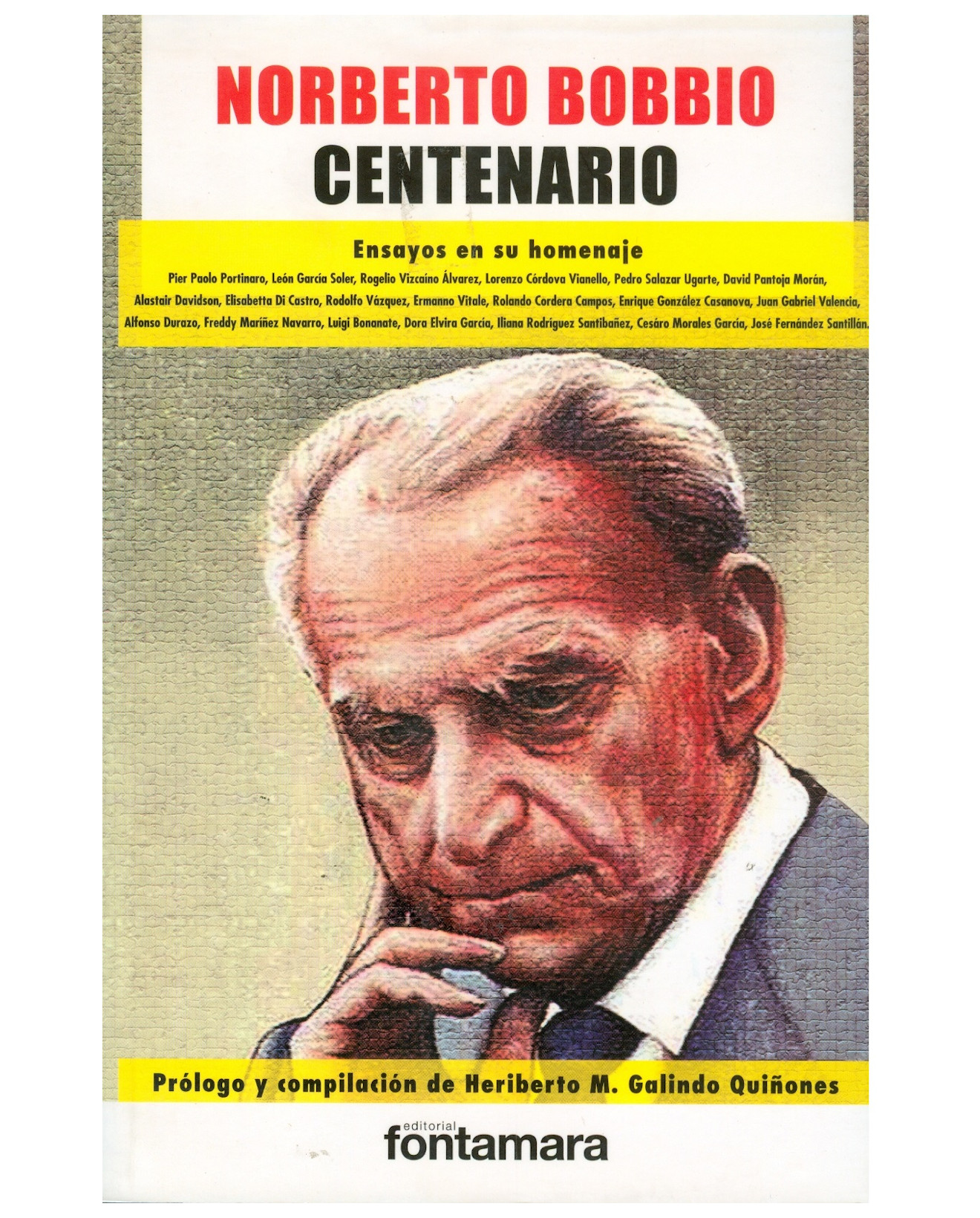 Foto 2 pulgar | Libro Norberto Bobbio: Centenario - Fontamara - Pier Paolo Portinario Et Al.