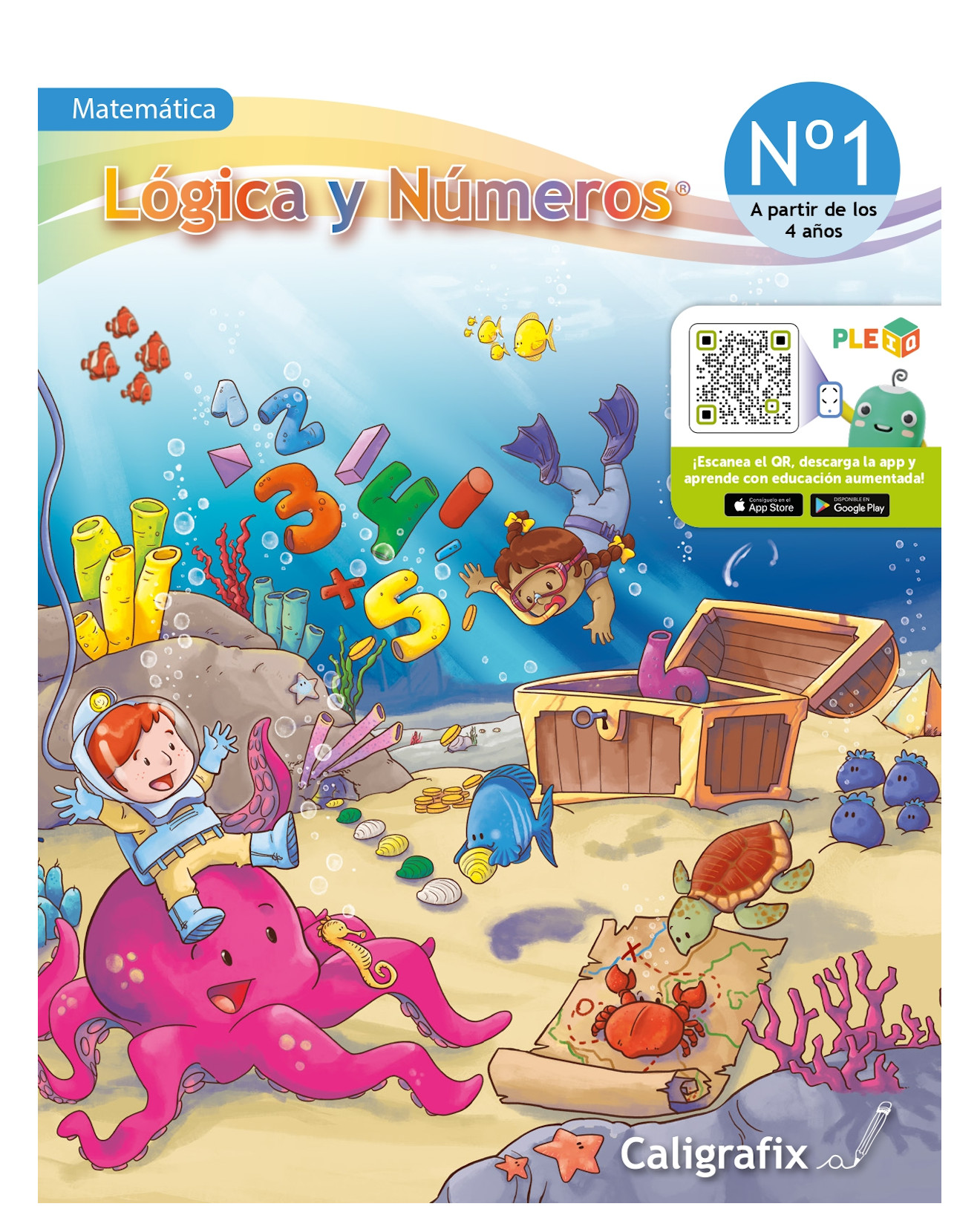 Foto 1 | Libro Lógica Y Números 1 - Caligrafix - Karla Anavalón Veloso