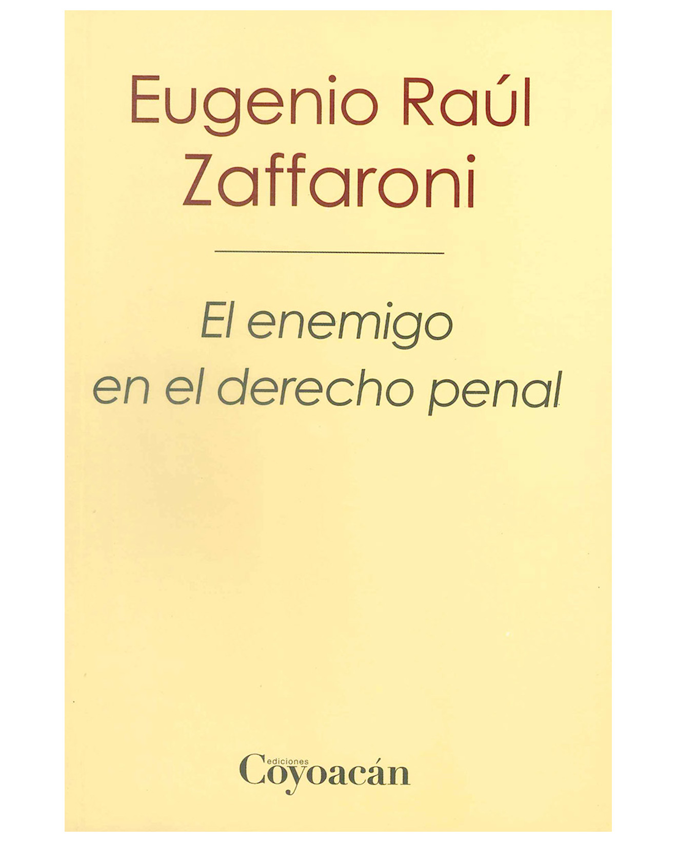 Foto 2 pulgar | Libro El Enemigo En El Derecho Penal - Coyoacán - Eugenio Raúl Zaffaroni