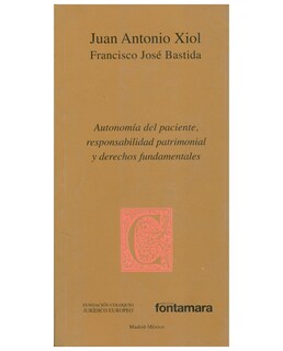 Foto 1 | Libro Autonomía Del Paciente - Fontamara - Juan Antonio Xiol, Francisco José Bastida