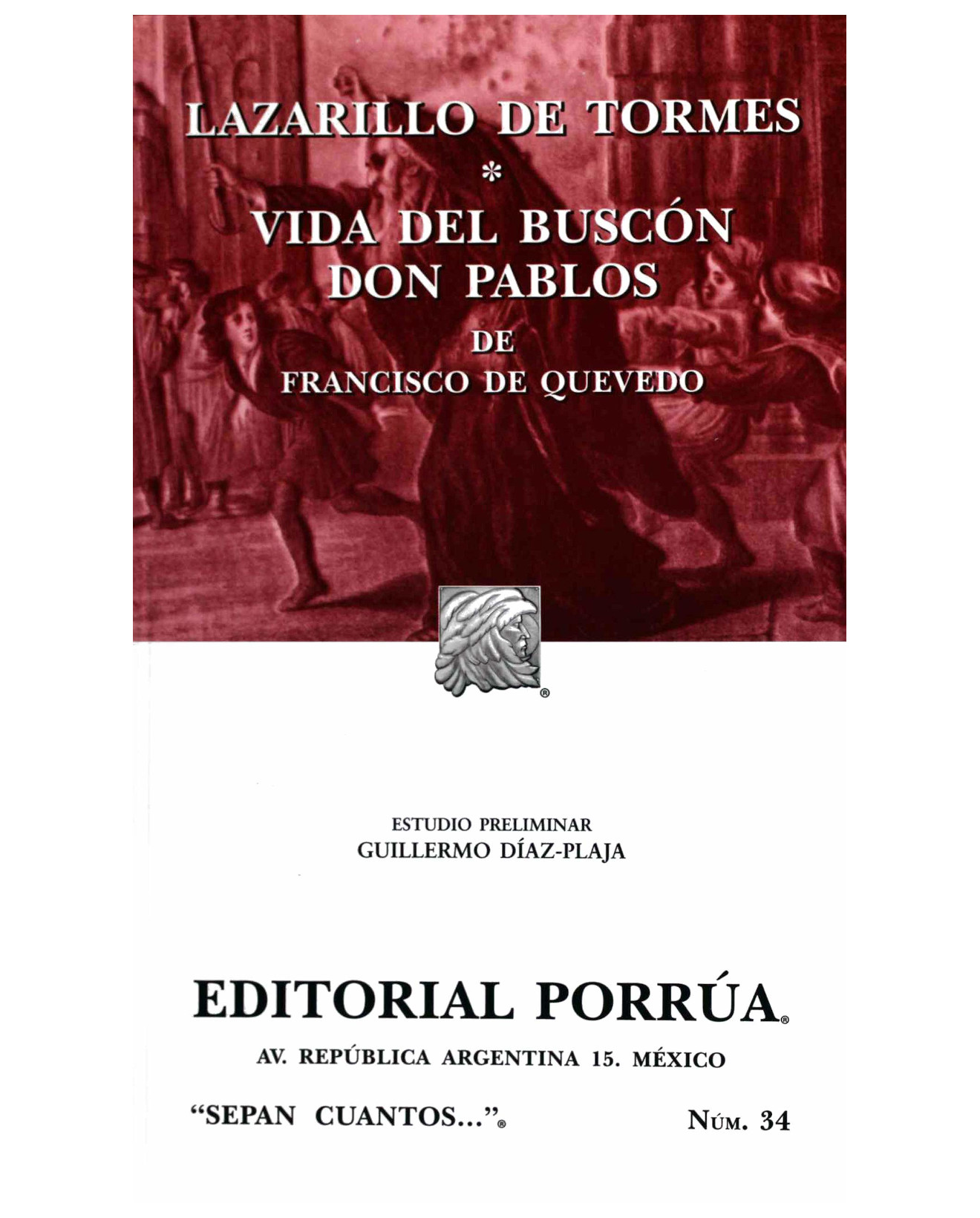 Foto 2 pulgar | Libro Lazarillo De Tormes - Editorial Porrúa México - Quevedo, Francisco De