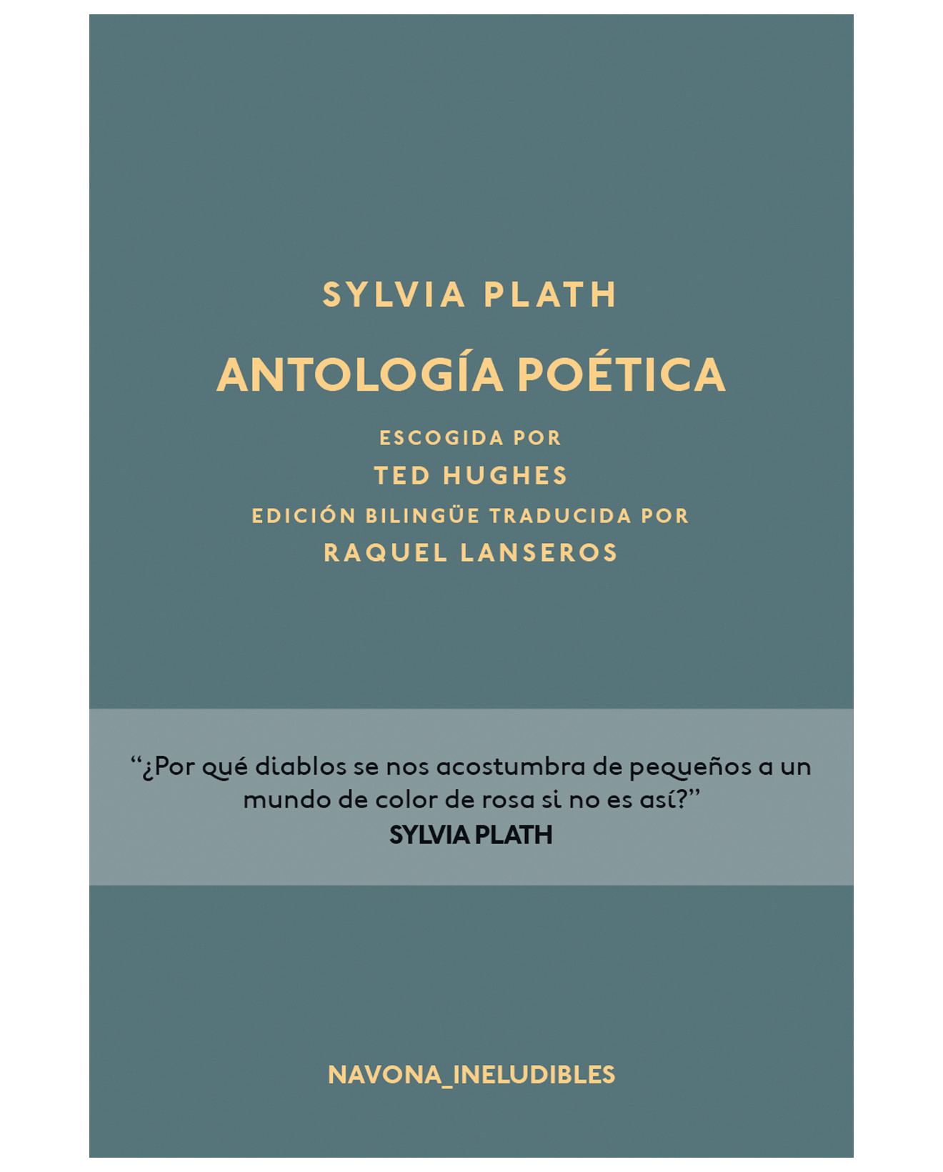 Libro Antología Poética - Navona - Plath, Sylvia