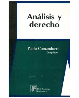 Foto 1 | Libro Análisis Y Derecho - Fontamara - Paolo Comanducci (comp.)