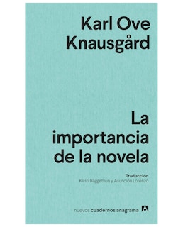 Foto 1 | Libro La Importancia De La Novela - Anagrama - Knausgård, Karl Ove