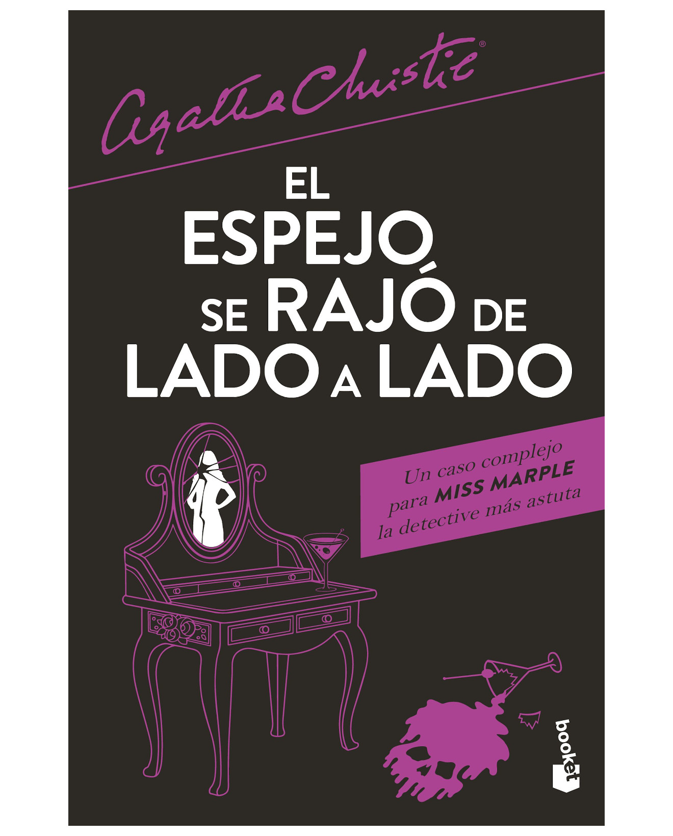 Foto 2 pulgar | Libro El Espejo Se Rajó De Lado A Lado - Booket - Christie, Agatha