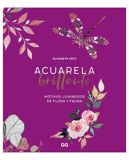 Foto 1 | Libro Acuarela Brillante
motivos Luminosos De Flora Y Fauna - Editorial Gg - Varios