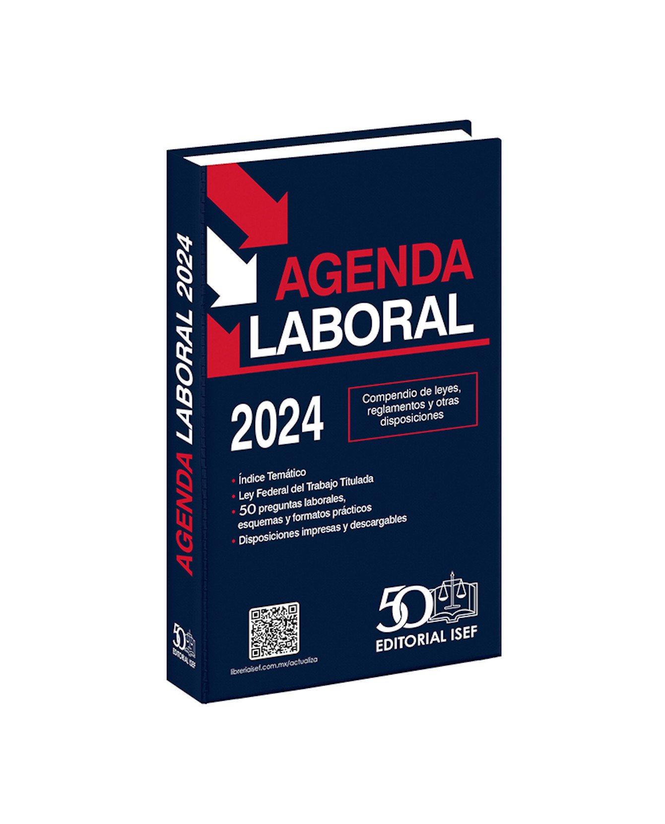 Libro Agenda Laboral 2024 - Isef - Ediciones Fiscales Isef