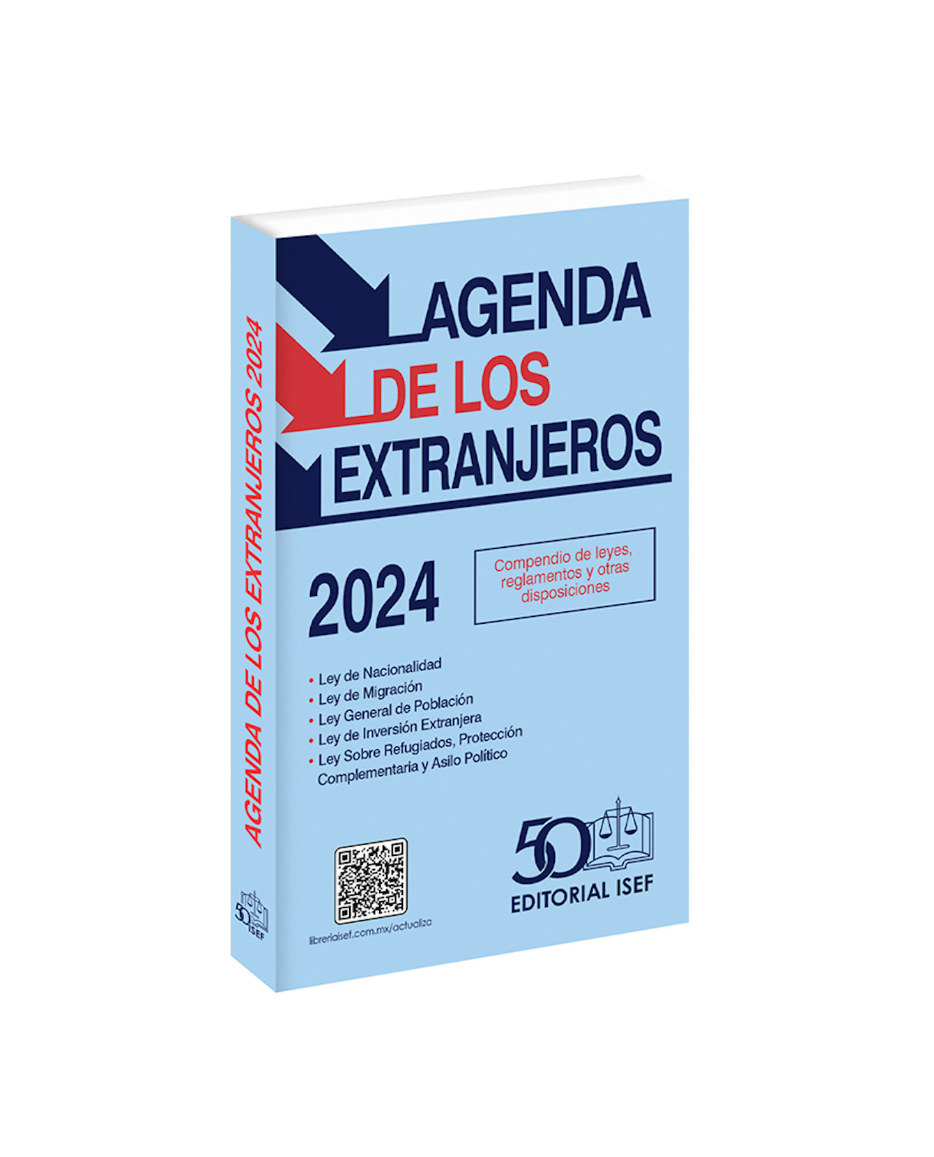 Libro Agenda de los Extranjeros 2024 de Ediciones Fiscales Isef Editorial Isef