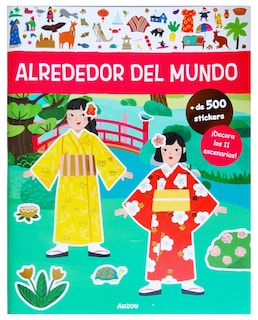 Foto 1 | Libro de Stickers Alrededor Del Mundo - Auzou