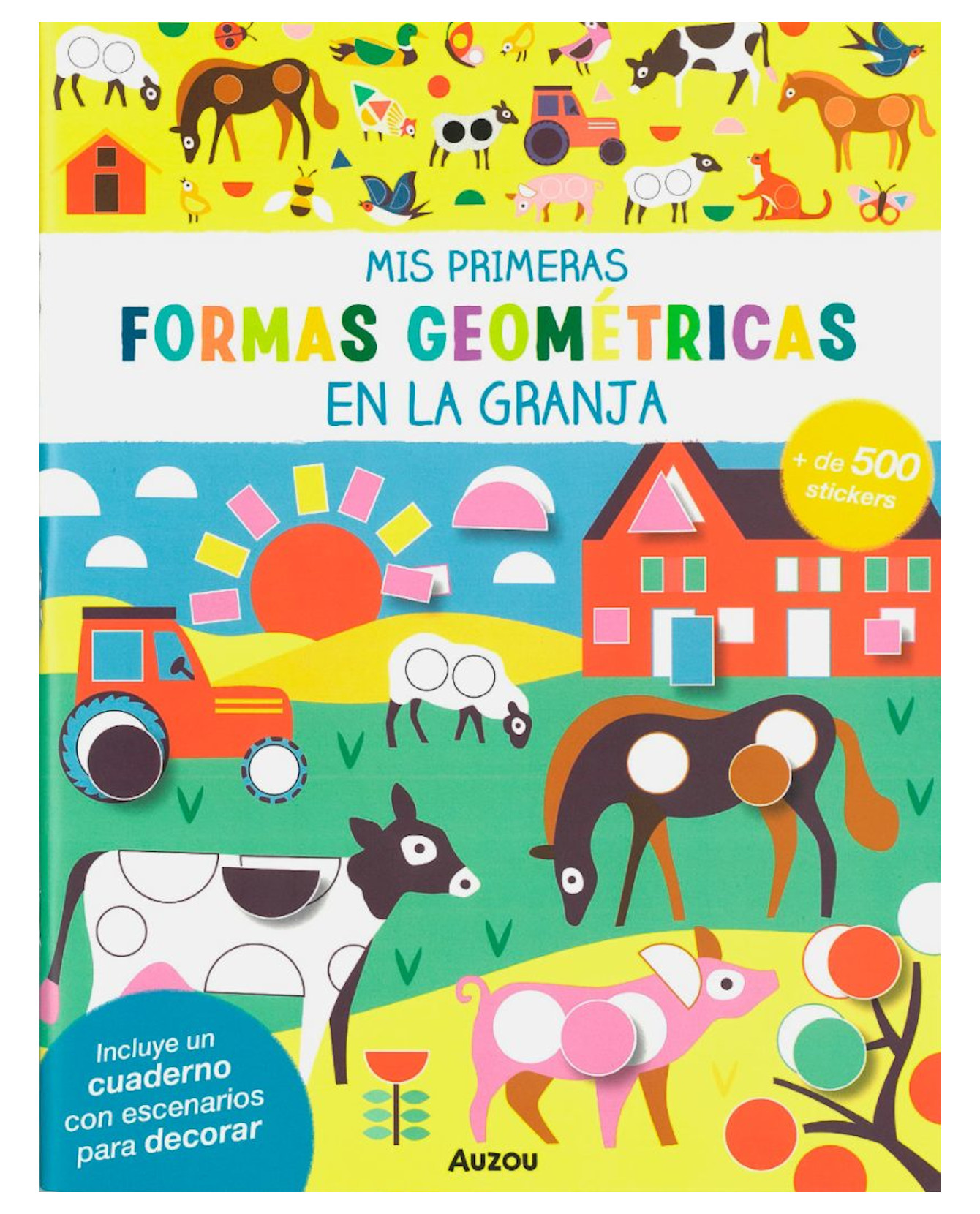 Foto 1 | Libro Mis Primeras Formas Geométricas En La Granja Editorial Auzou