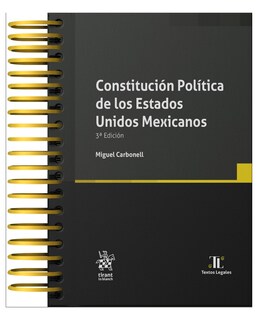 Foto 1 | Libro Constitucion Política De Los Estados Unidos Mexicanos 3a Edición - Tirant Lo Blanch - Miguel Carbonell