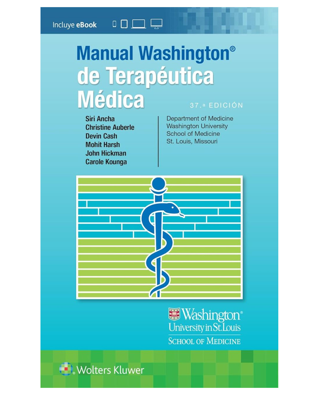 Foto 2 pulgar | Manual Washington De Terapéutica Médica 37a Edición - Wolters Kluwer - Ancha