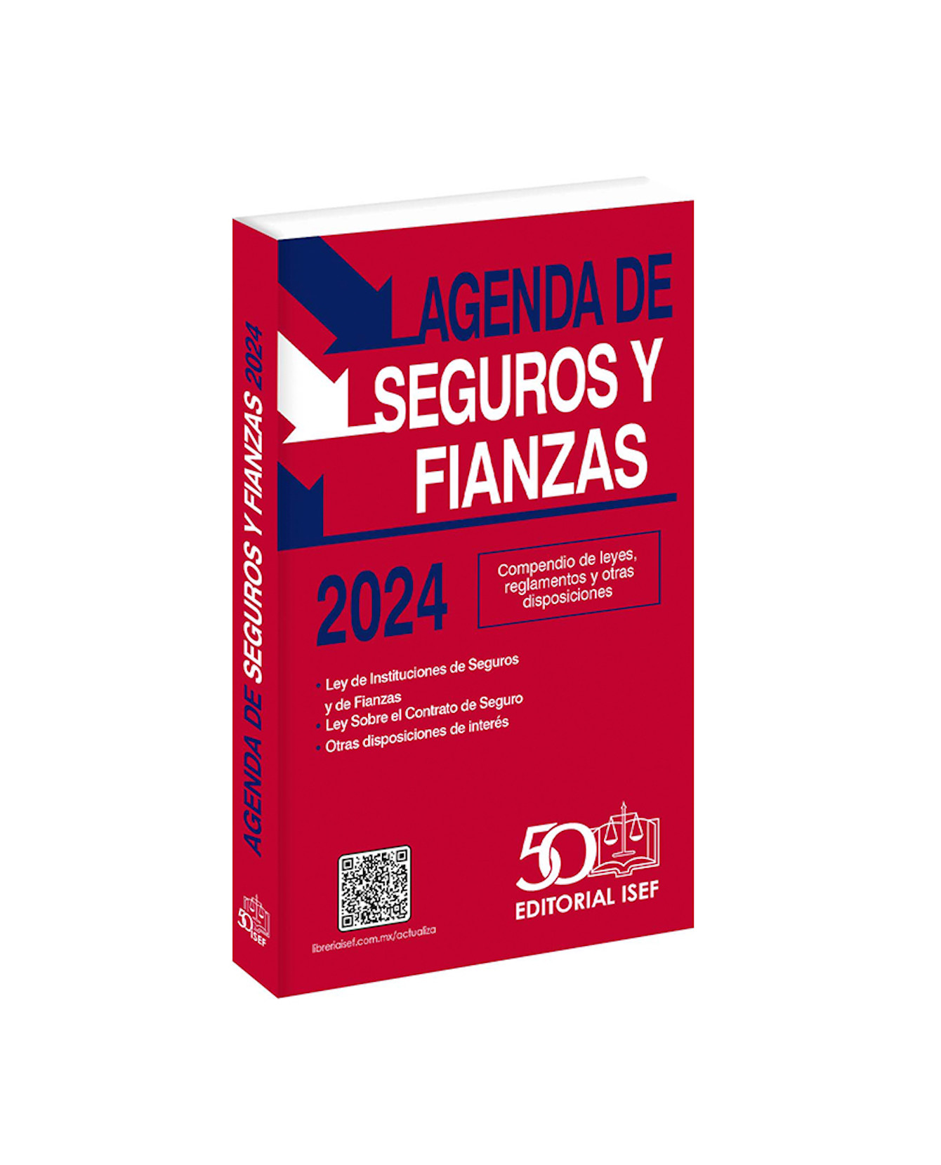 Libro Agenda De Seguros Y Fianzas 2024 - Isef - Ediciones Fiscales Isef