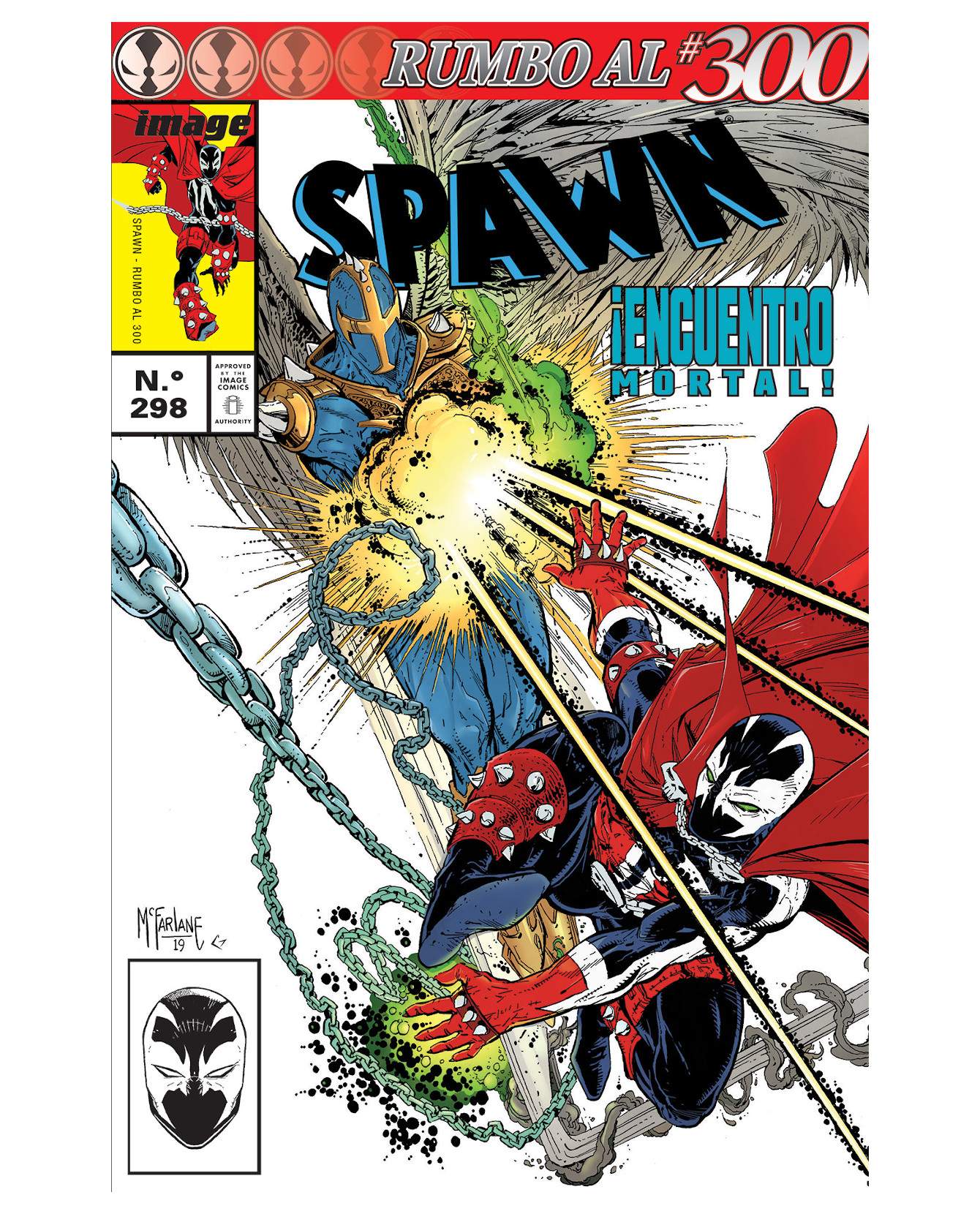 Foto 2 pulgar | Libro Spawn 298a Metalizado - Kamite - Todd Mcfarlane