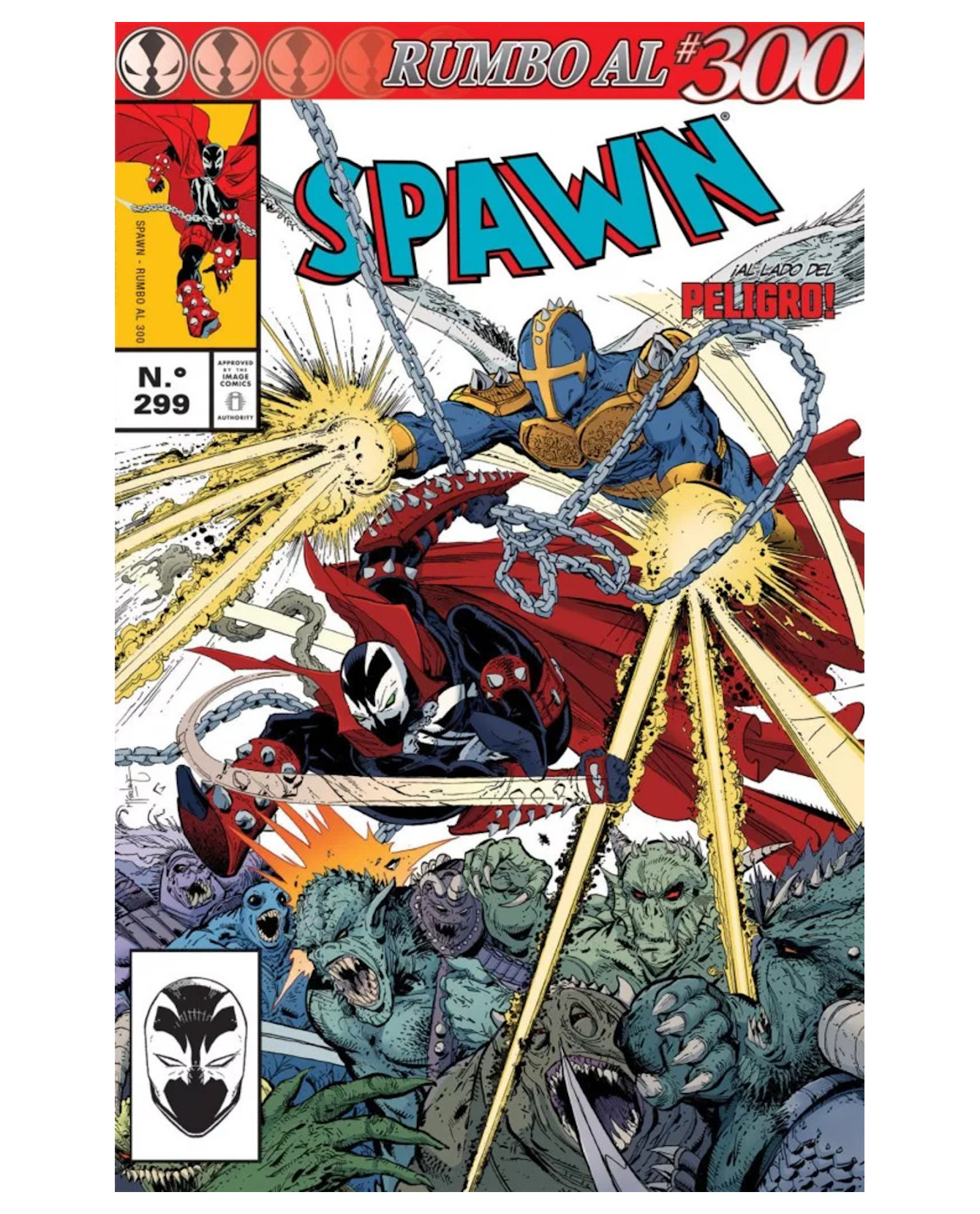 Foto 2 pulgar | Libro Spawn 299a Metalizado - Kamite - Todd Mcfarlane