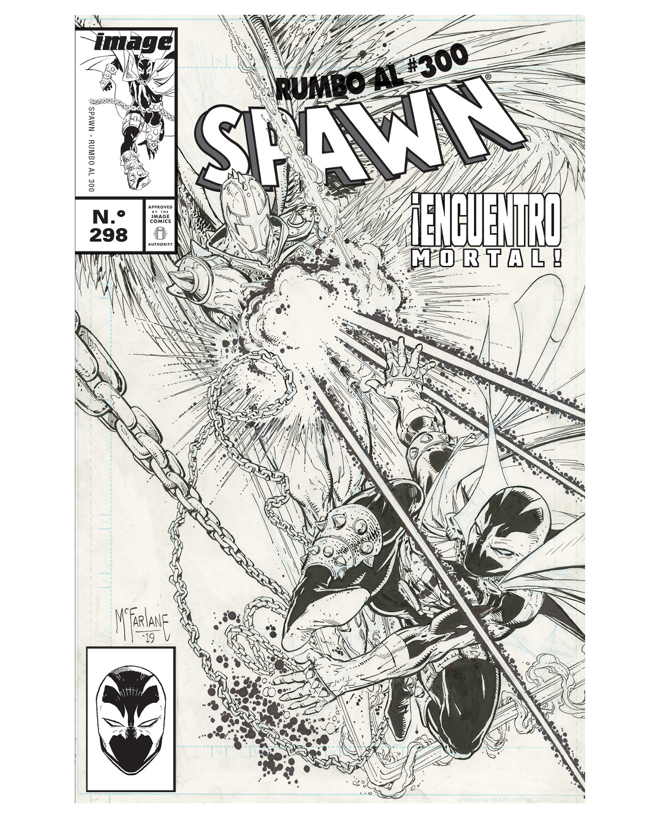 Libro Spawn 298b Metalizado - Kamite - Todd Mcfarlane