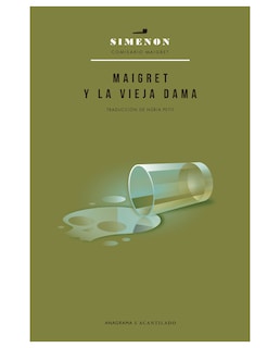 Foto 1 | Libro Maigret Y La Vieja Dama - Anagrama - Simenon, Georges