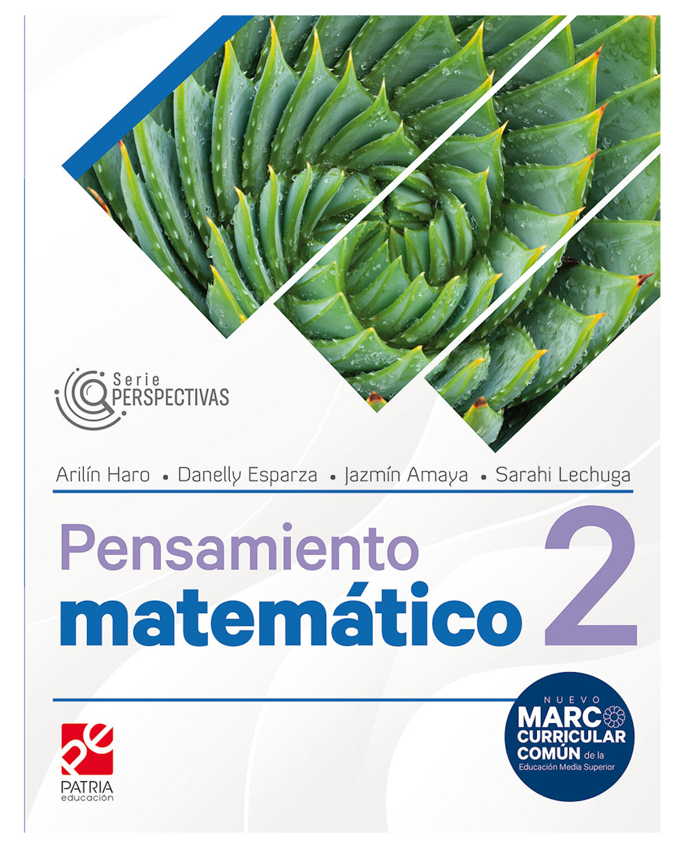 Foto 2 pulgar | Libro Pensamiento Matemático 2 Serie Perspectivas Patria Educación Haro Palma, Arilín Susana