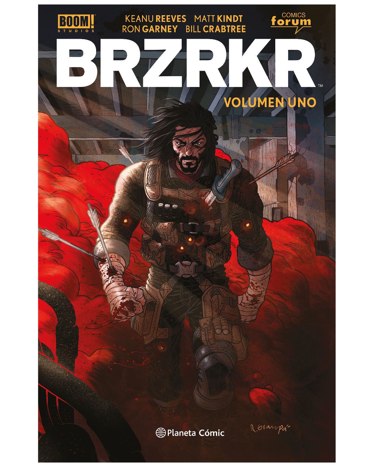 Foto 2 pulgar | Comics México BRZKR Tomo Nº 01/03 Keanu Reeves