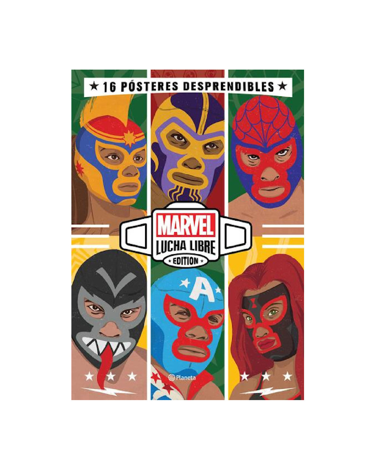 Marvel Lucha Libre. Libro Poster