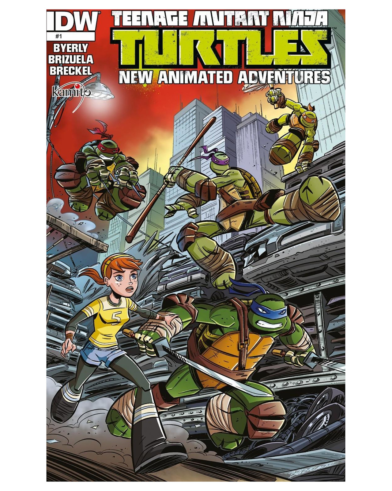 Foto 2 pulgar | Libro - Teenage Mutant Ninja Turtles New Animated Adventures 1 - Kamite - Kenny Byerly