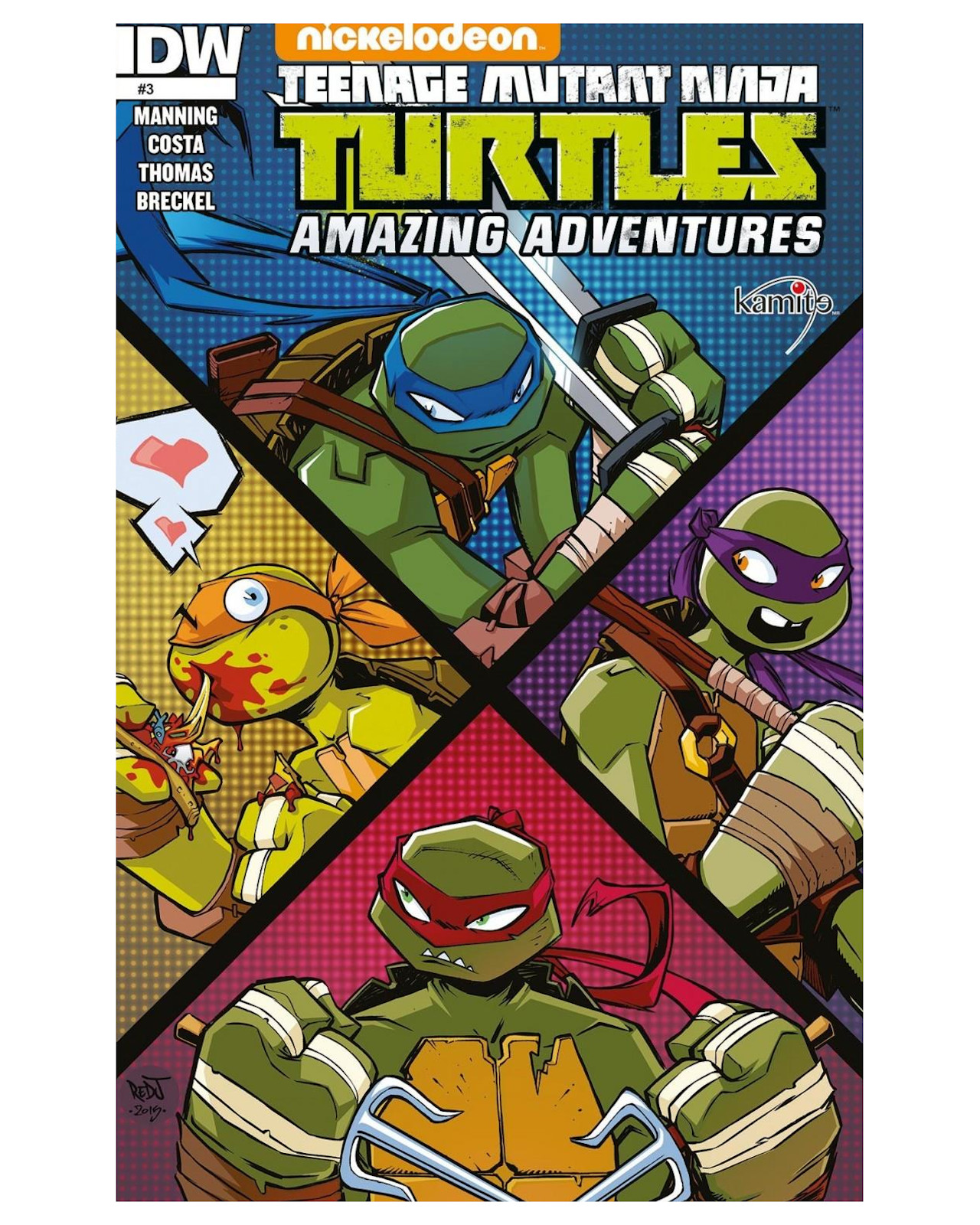 Libro - Teenage Mutant Ninja Turtles Amazing Adventures 3a - Kamite - Matthew K. Manning