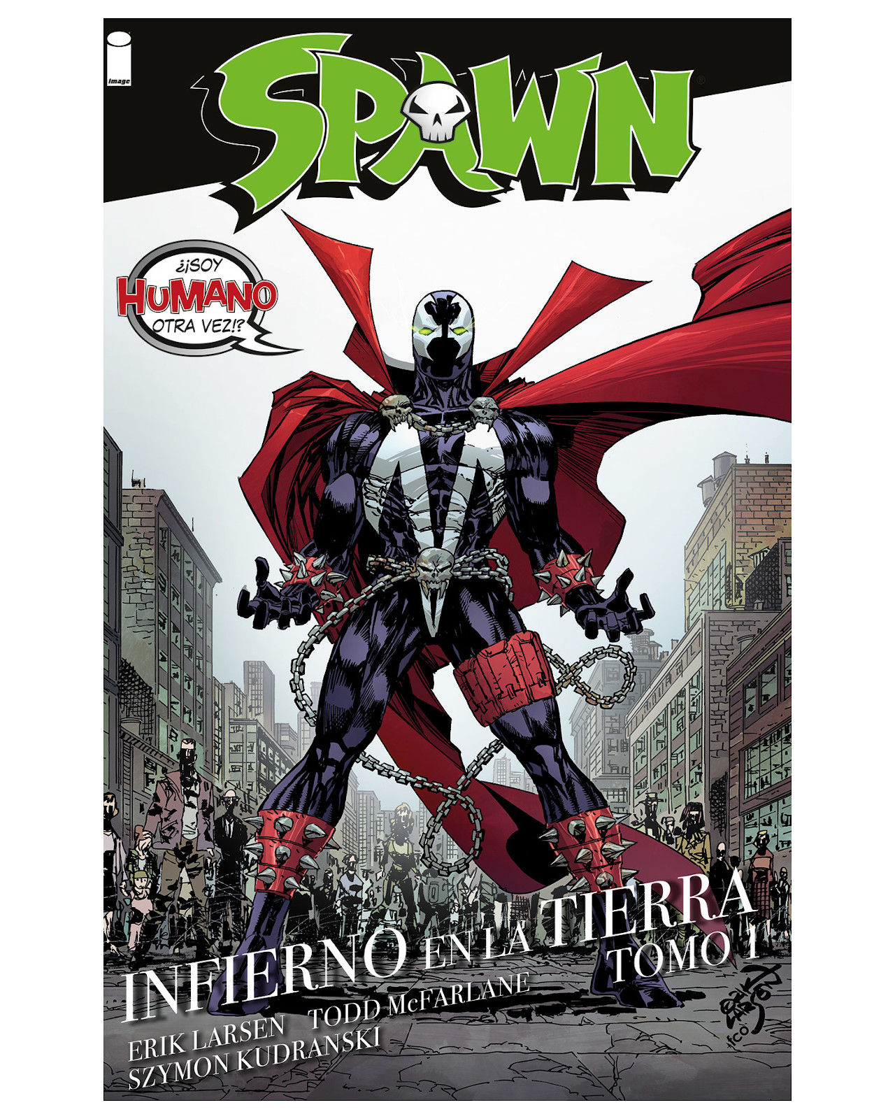 Foto 1 | Libro - Spawn: Infierno En La Tierra 1b - Kamite - Todd Mcfarlane