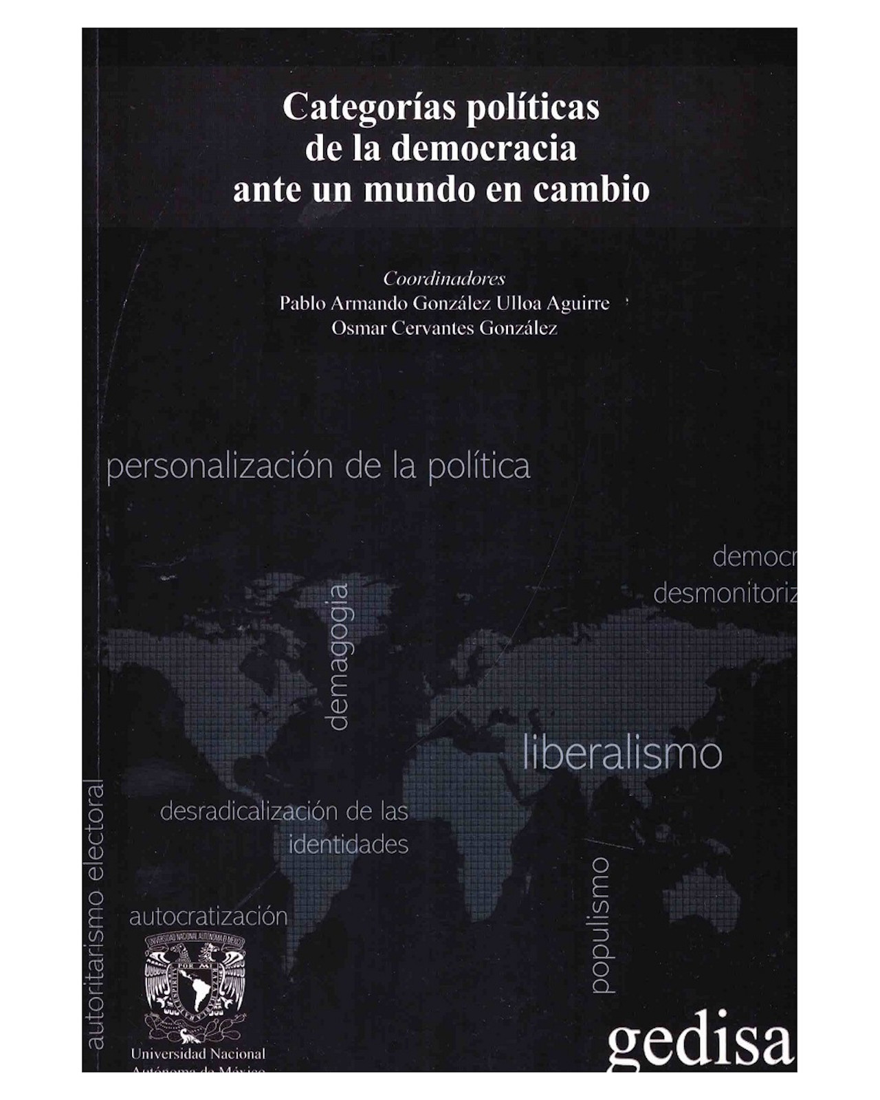 Foto 2 pulgar | Libro Categorías Políticas de la Democracia Ante Un Mundo En Cambio Gedisa González Ulloa