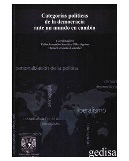 Foto 1 | Libro Categorías Políticas de la Democracia Ante Un Mundo En Cambio Gedisa González Ulloa