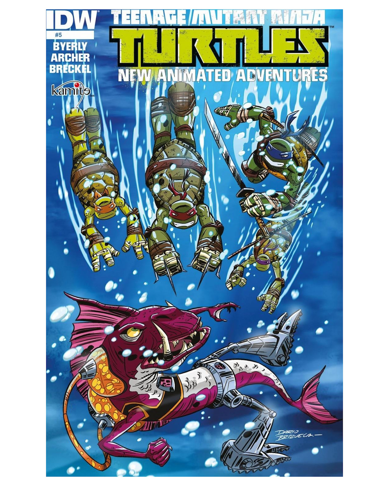 Foto 2 pulgar | Libro - Teenage Mutant Ninja Turtles New Animated Adventures 5a - Kamite - Kenny Byerly