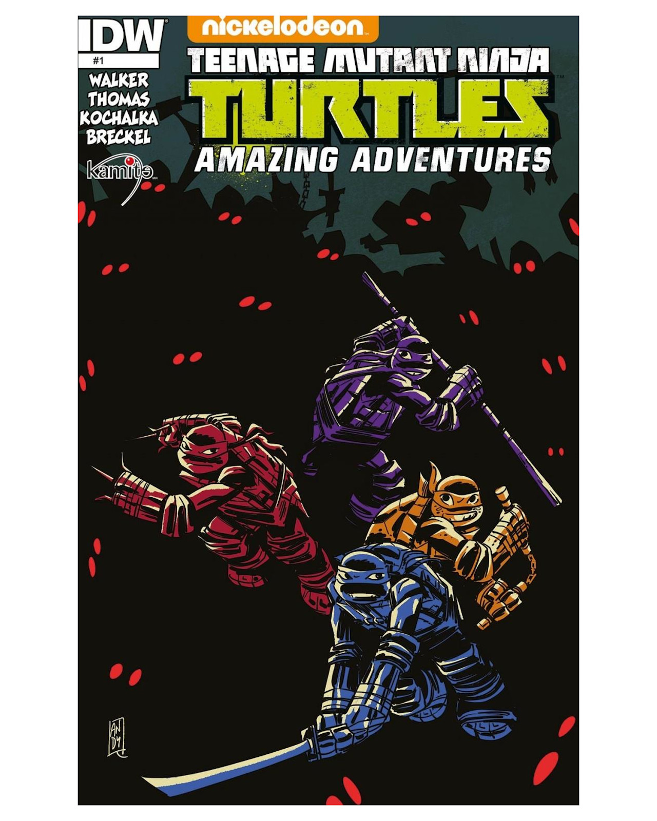 Foto 2 pulgar | Libro - Teenage Mutant Ninja Turtles Amazing Adventures 1b - Kamite - James Kochalka