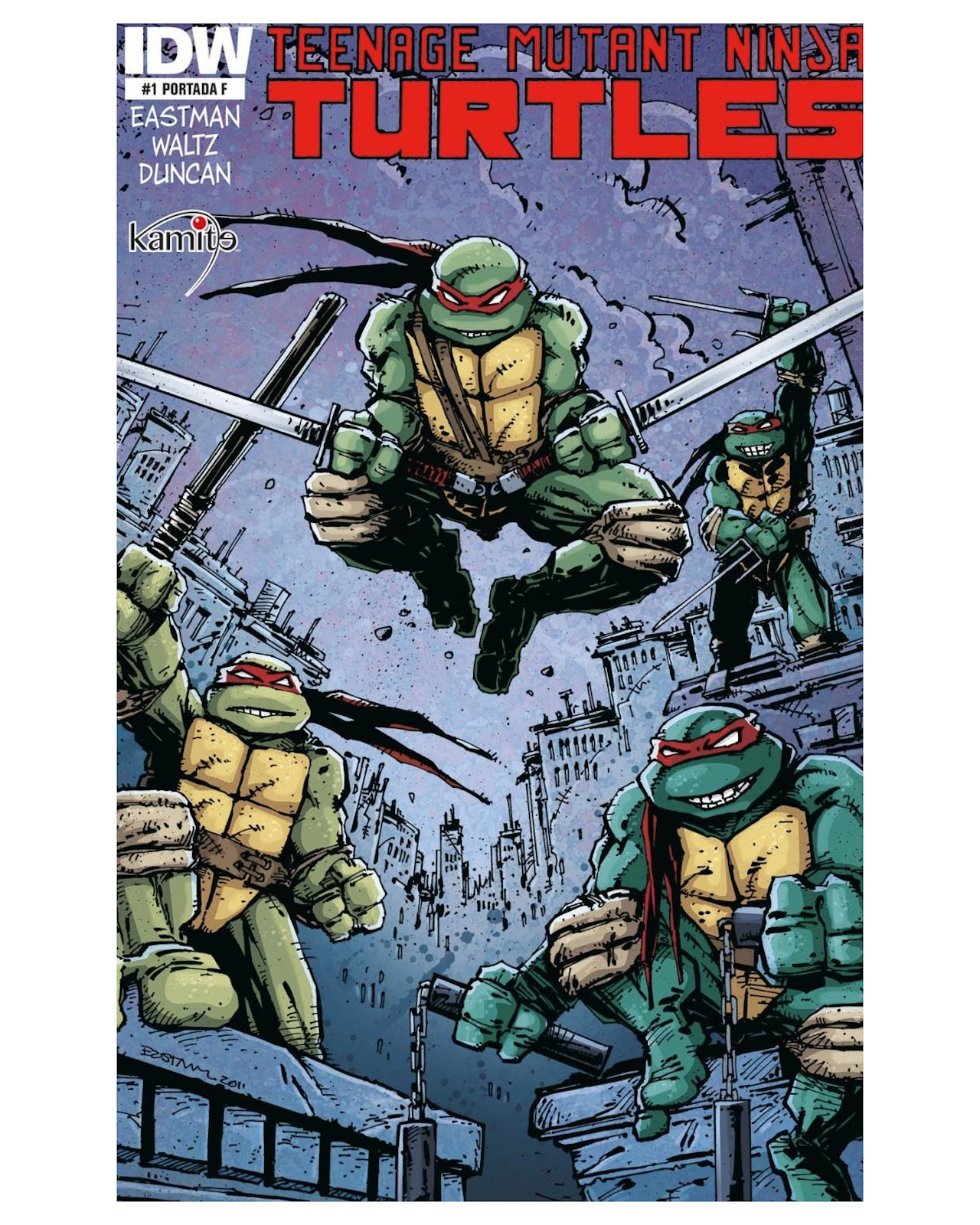 Foto 2 pulgar | Libro - Teenage Mutant Ninja Turtles 1f - Kamite - Kevin Eastman