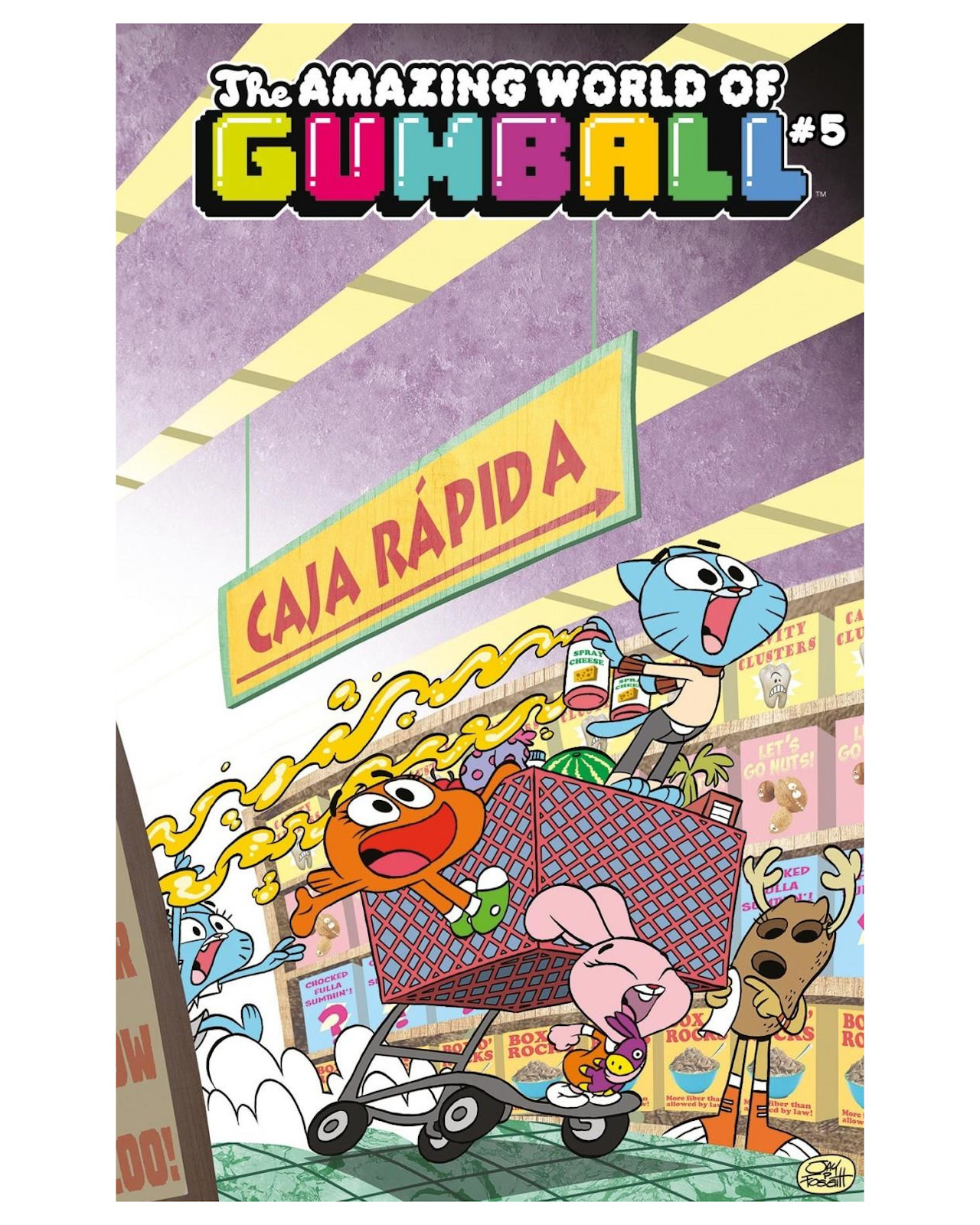 Foto 2 pulgar | Cómic The Amazing World Of Gumball 5B - Kamite - Frank Gibson