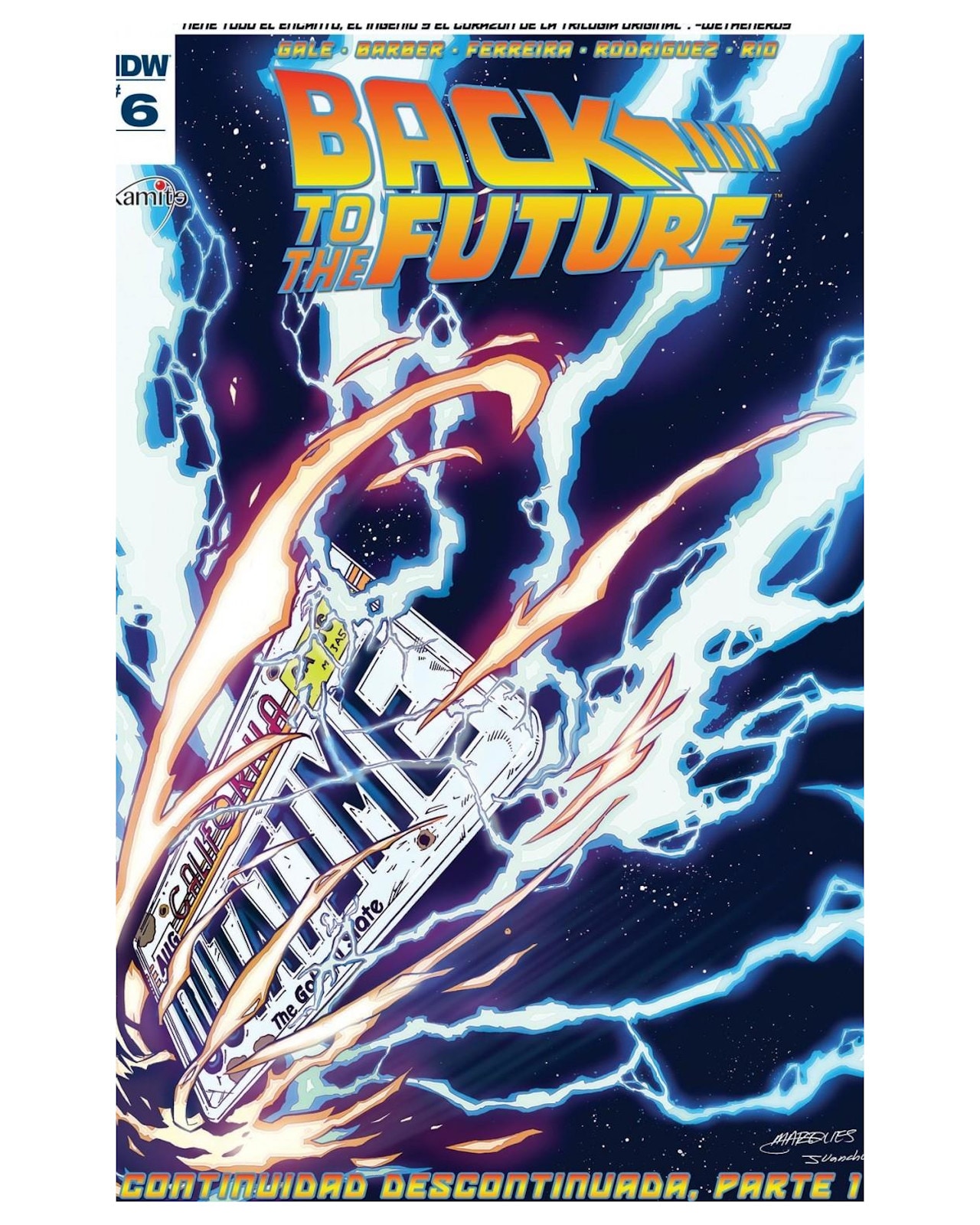 Cómic Back To The Future 6b Kamite John Barber $199