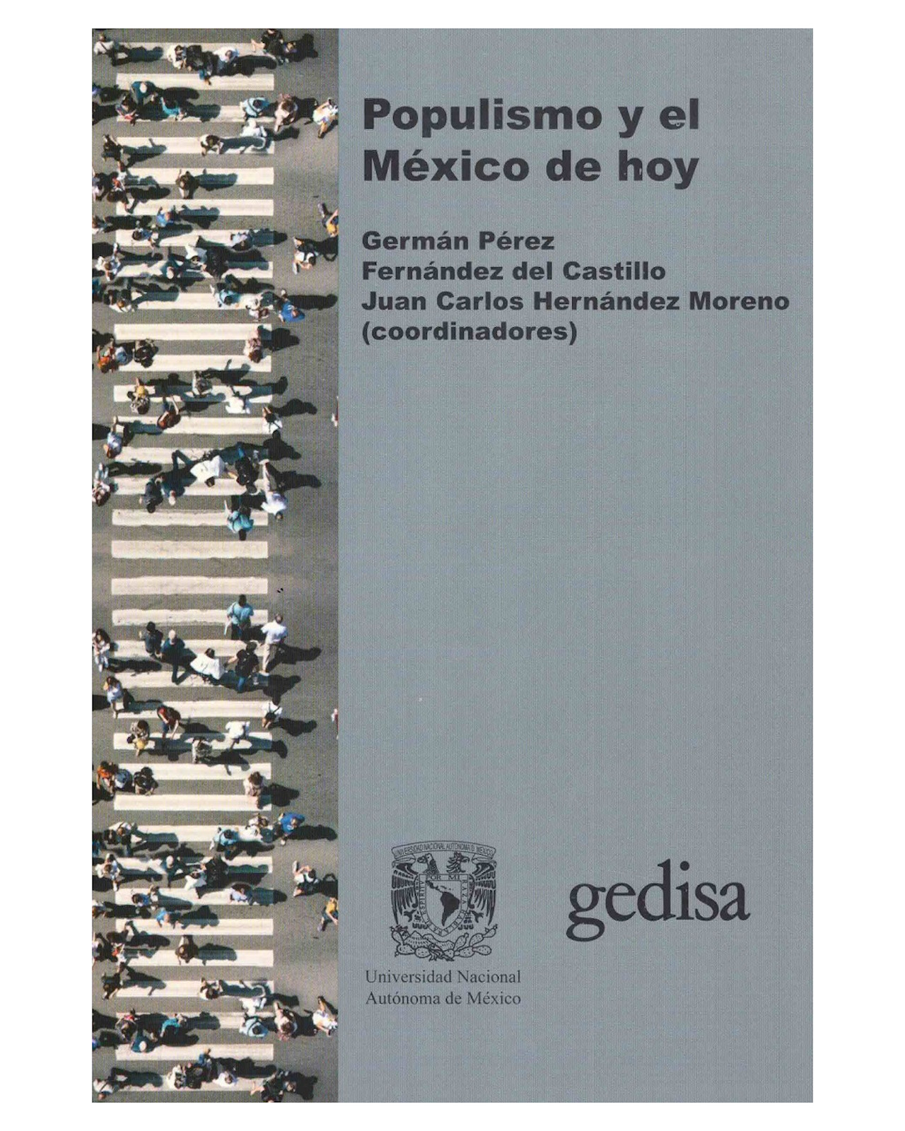Populismo y el México de Hoy - Gedisa - Pérez Fernández