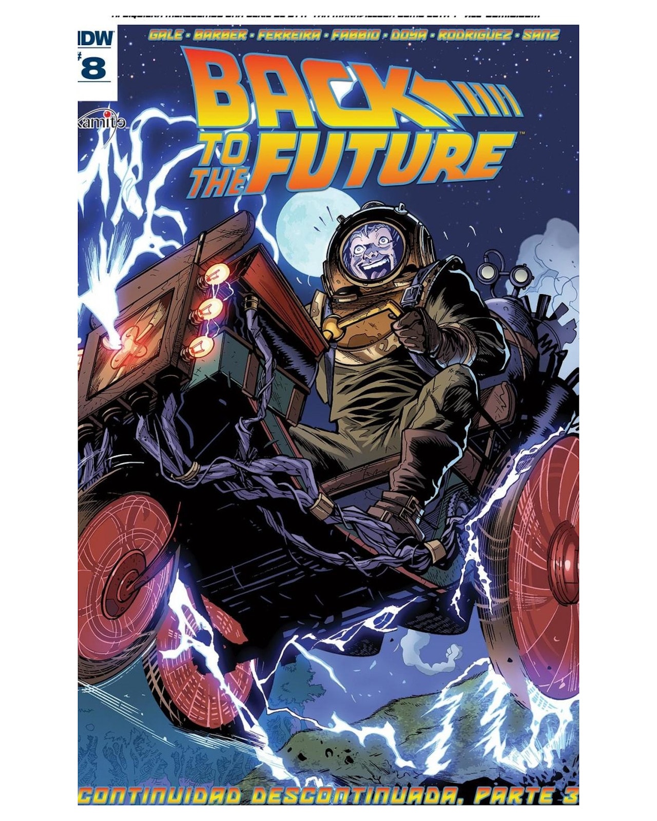 Cómic Back To The Future 8a Kamite John Barber $199