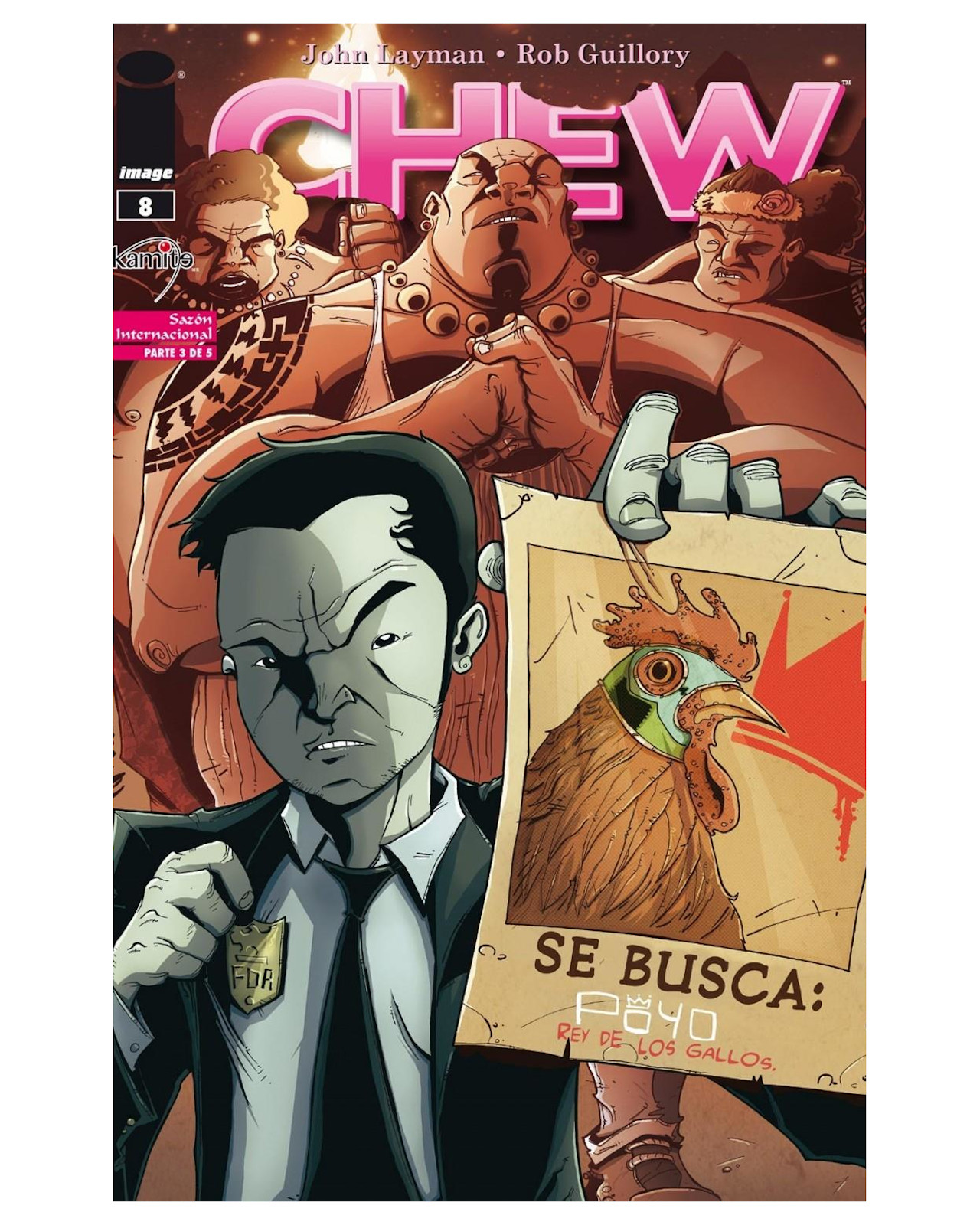 Foto 2 pulgar | Libro - Chew 8 - Kamite - John Layman