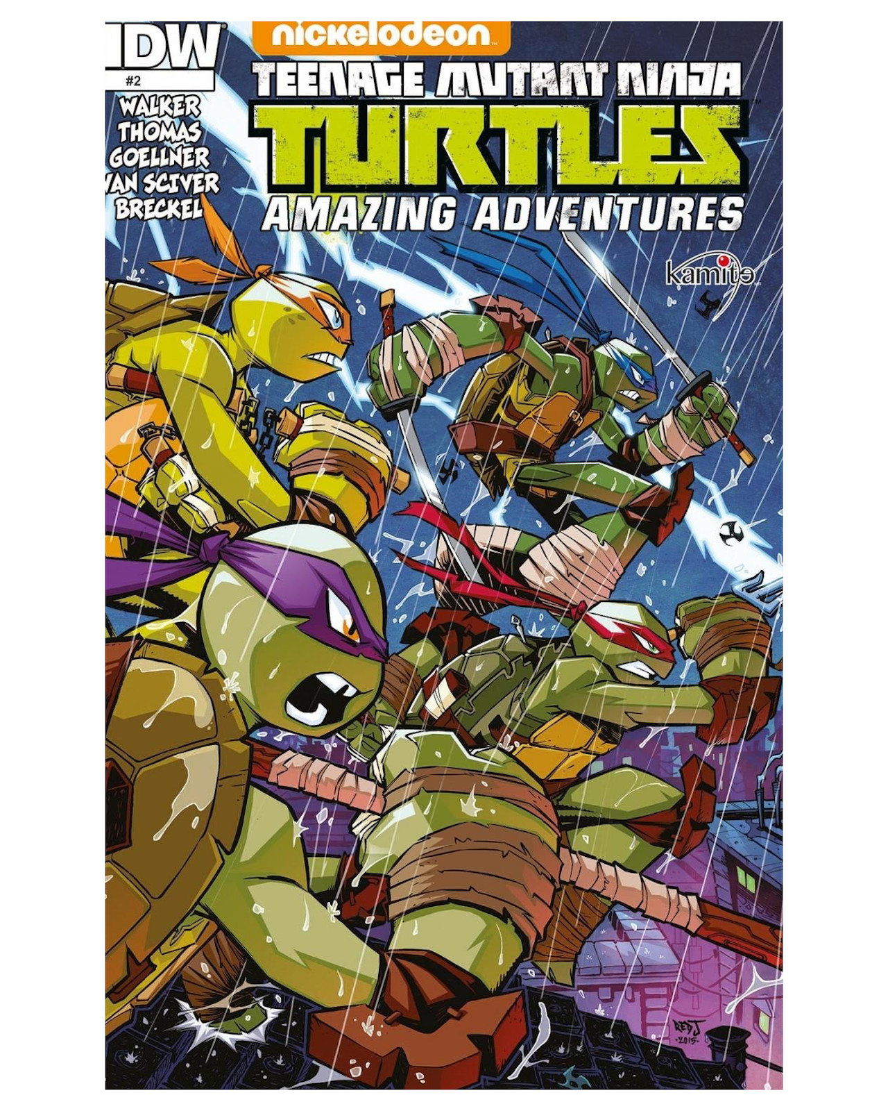 Foto 2 pulgar | Libro - Teenage Mutant Ninja Turtles Amazing Adventures 2a - Kamite - Caleb Goellner