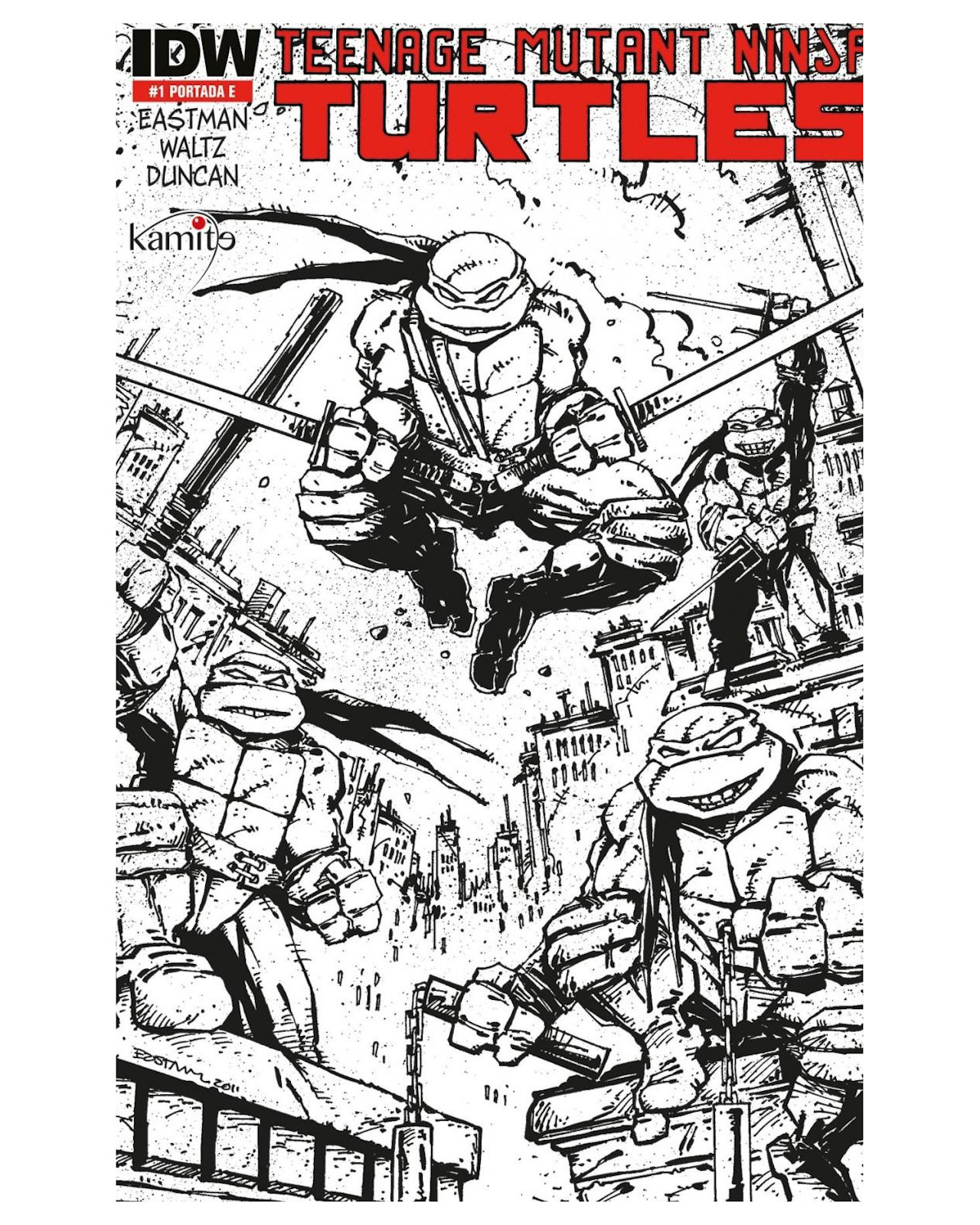 Libro - Teenage Mutant Ninja Turtles 1e - Kamite - Kevin Eastman
