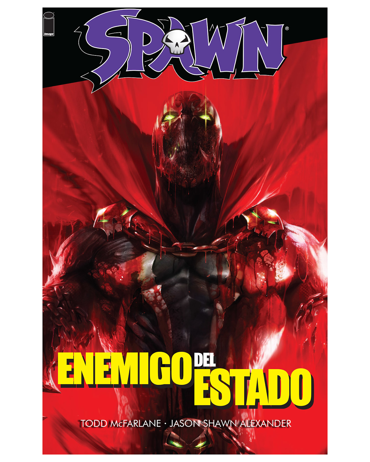 Libro - Spawn Enemigo Del Estado A - Kamite - Todd Mcfarlane