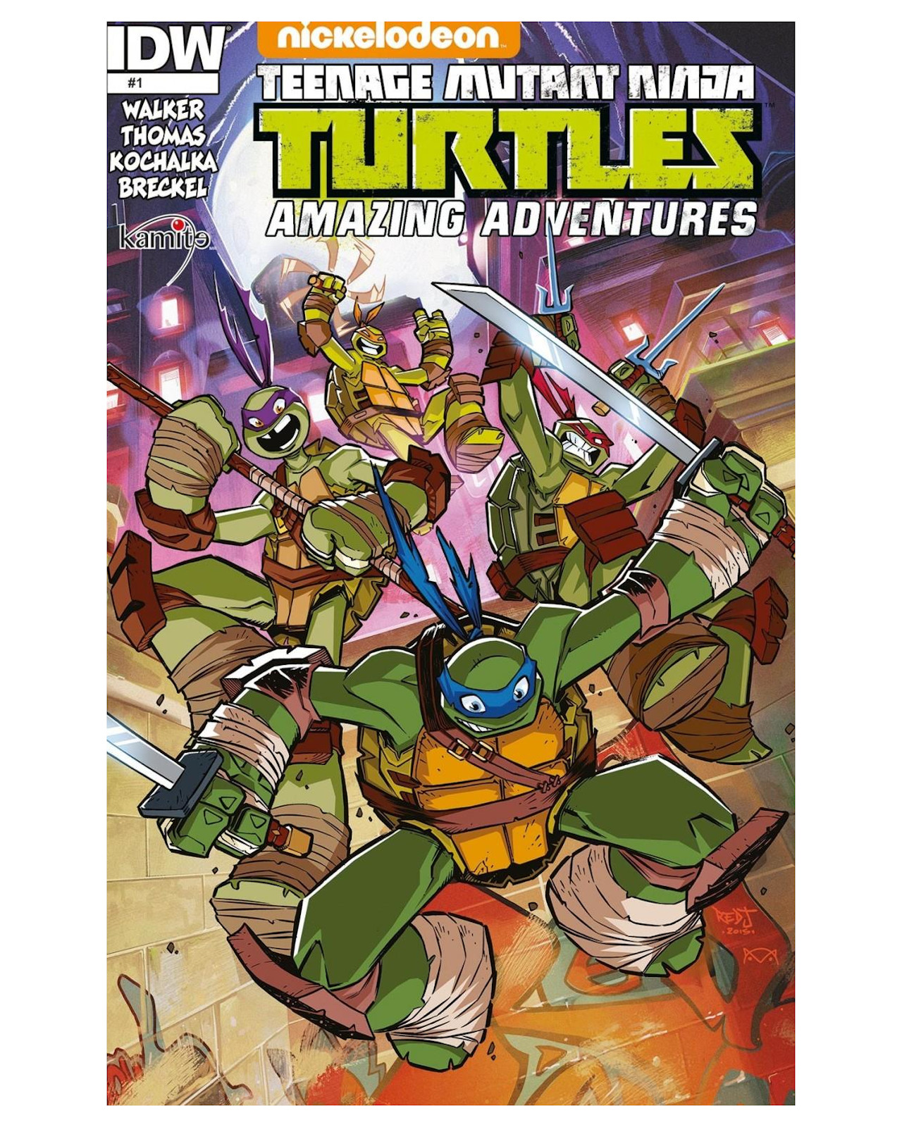 Foto 2 pulgar | Libro - Teenage Mutant Ninja Turtles Amazing Adventures 1a - Kamite - James Kochalka