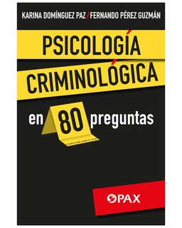 Foto 1 | Libro Psicología Criminológica En 80 Preguntas Editorial Pax