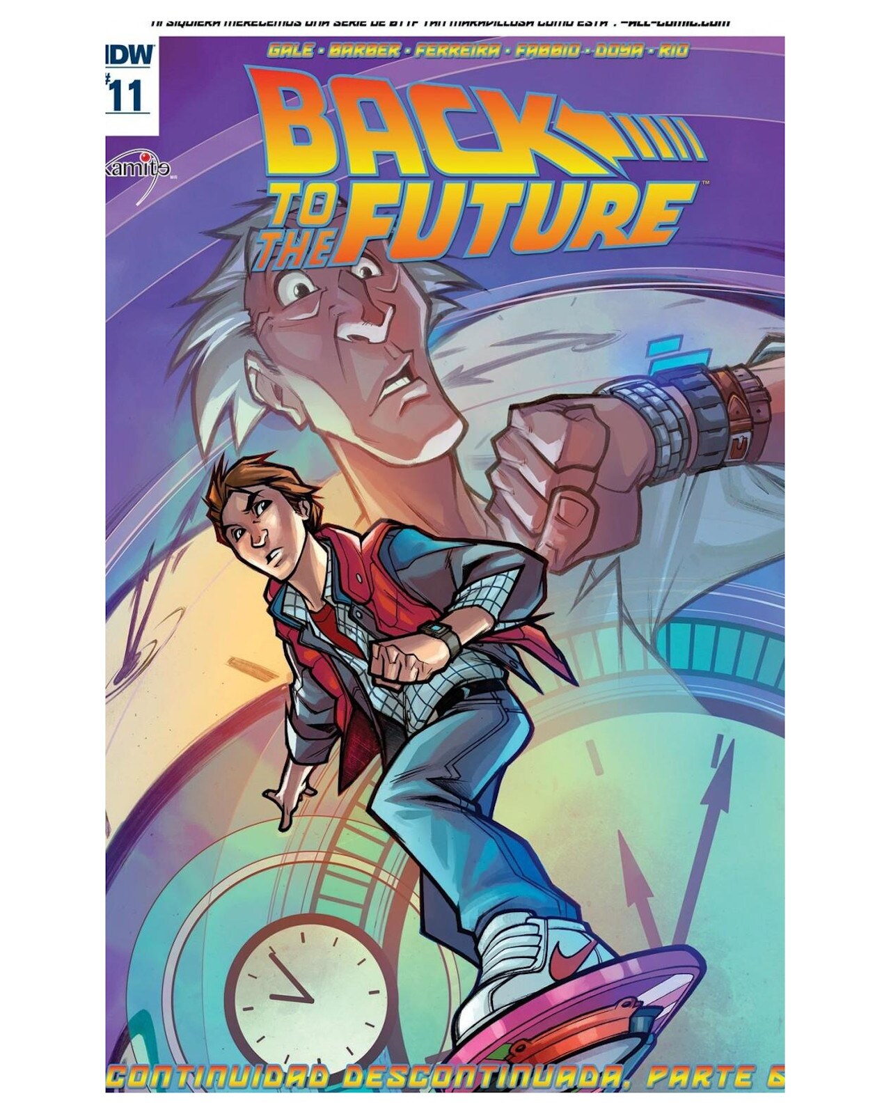 Libro - Back To The Future 11a - Kamite - John Barber $199