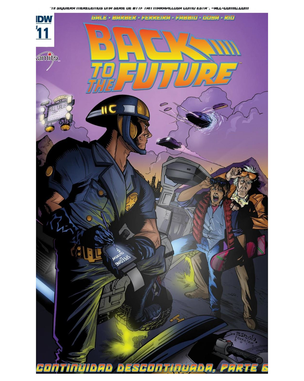 Libro - Back To The Future 11b - Kamite - John Barber