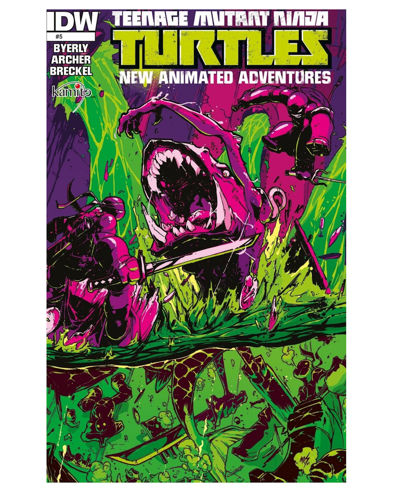 Foto 2 pulgar | Libro - Teenage Mutant Ninja Turtles New Animated Adventures 5b - Kamite - Kenny Byerly