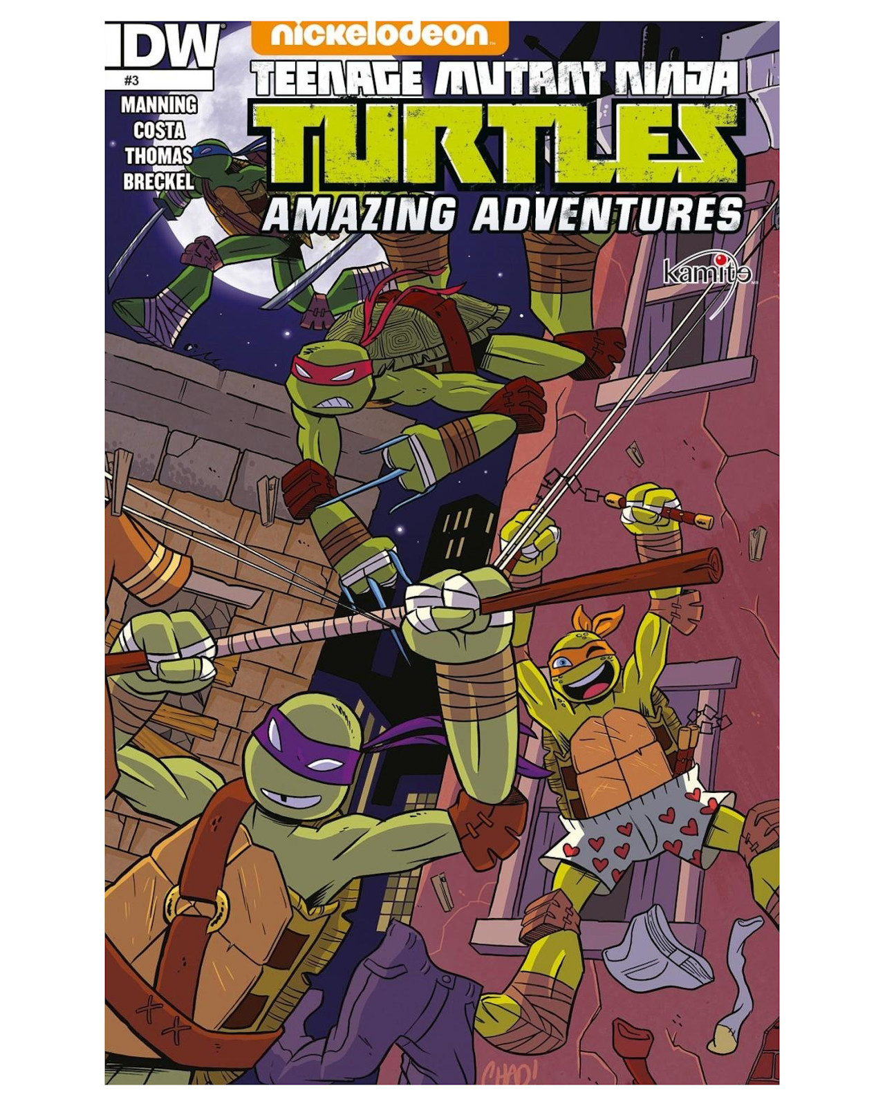 Foto 2 pulgar | Libro - Teenage Mutant Ninja Turtles Amazing Adventures 3b - Kamite - Matthew K. Manning