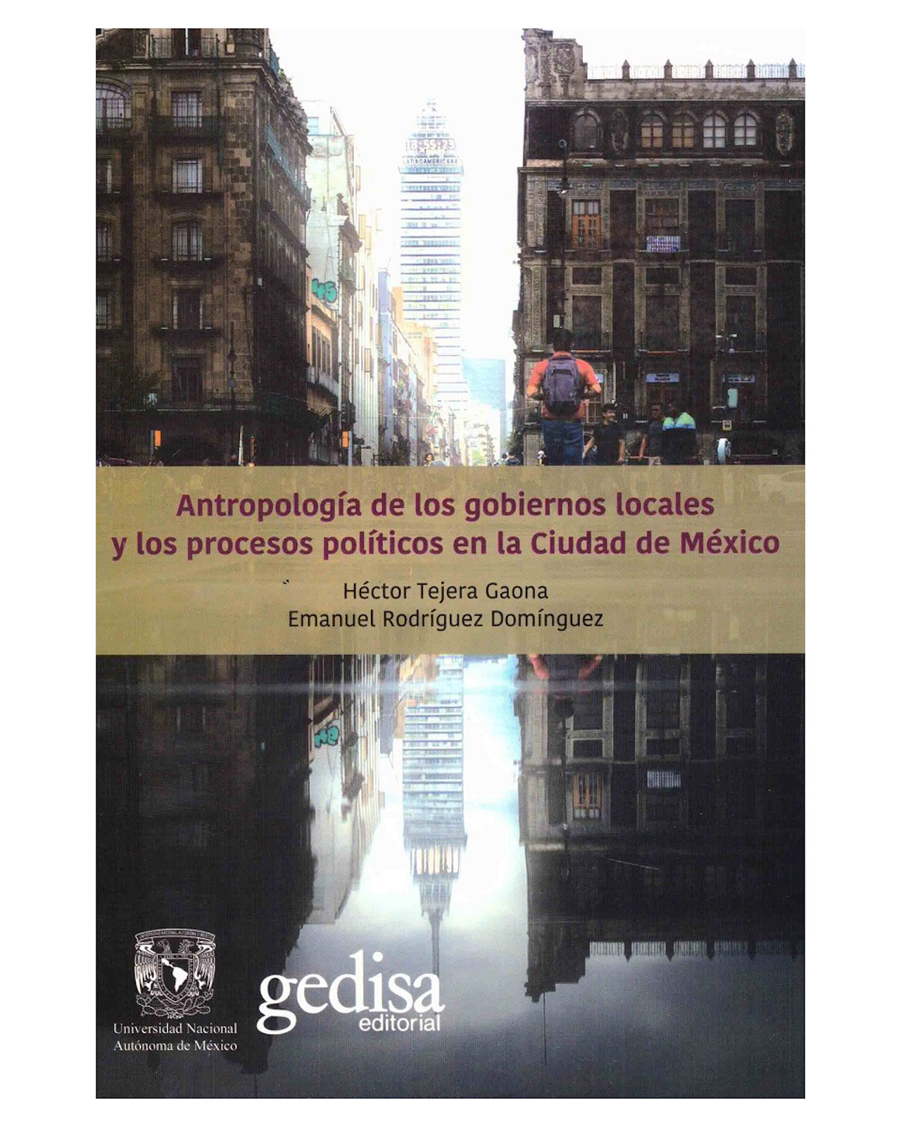 Foto 1 | Libro Antropología de los Gobiernos Locales Gedisa Tejera Gaona