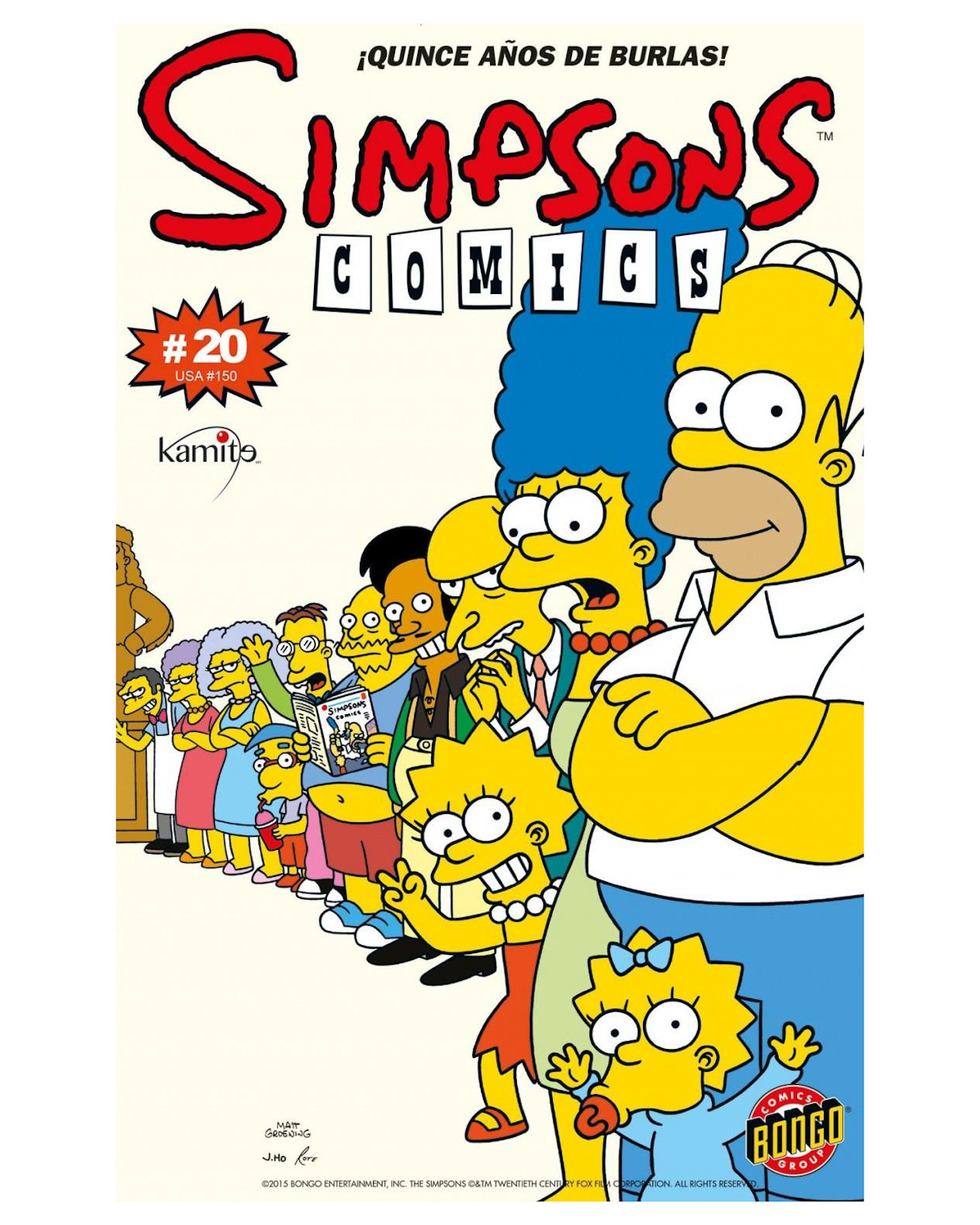 Libro - Simpsons Comics 20 - Kamite - Matt Groening